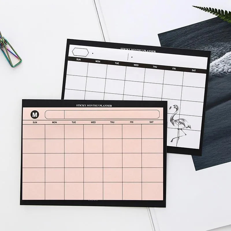 Sticky Monthly Planner