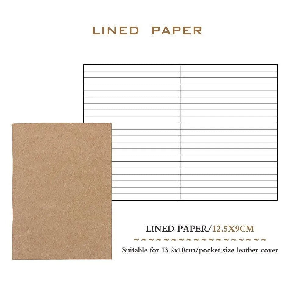 Diary Lined, Blank, Kraft, Weekly Planner