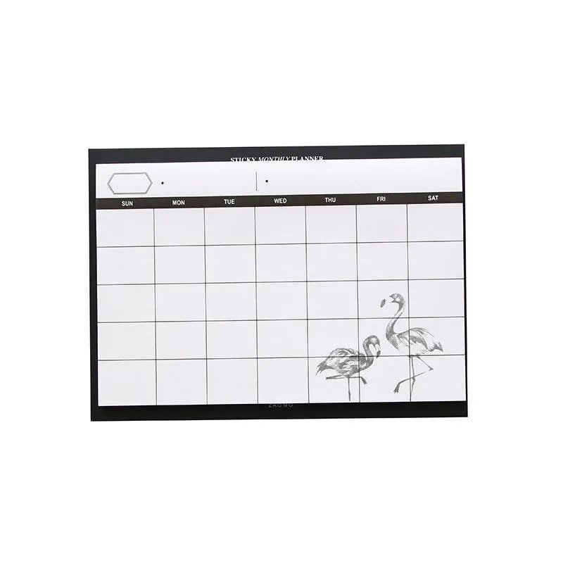 Sticky Monthly Planner