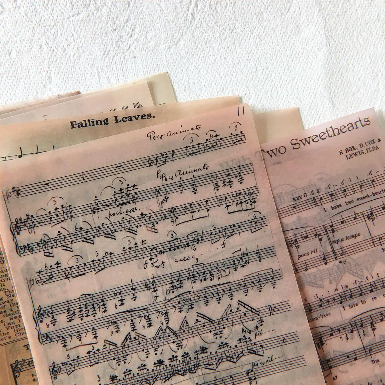 Vintage Sheet Music Paper Pack