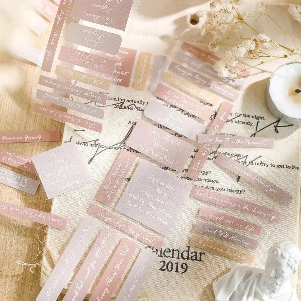 Vintage Quotes Washi Tape Rolls