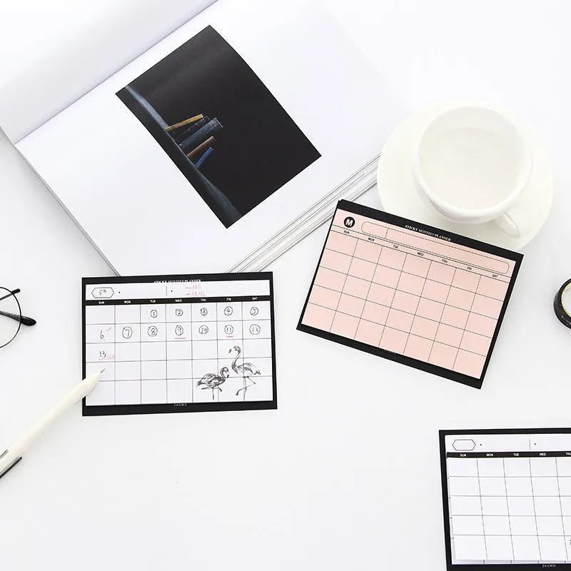 Sticky Monthly Planner