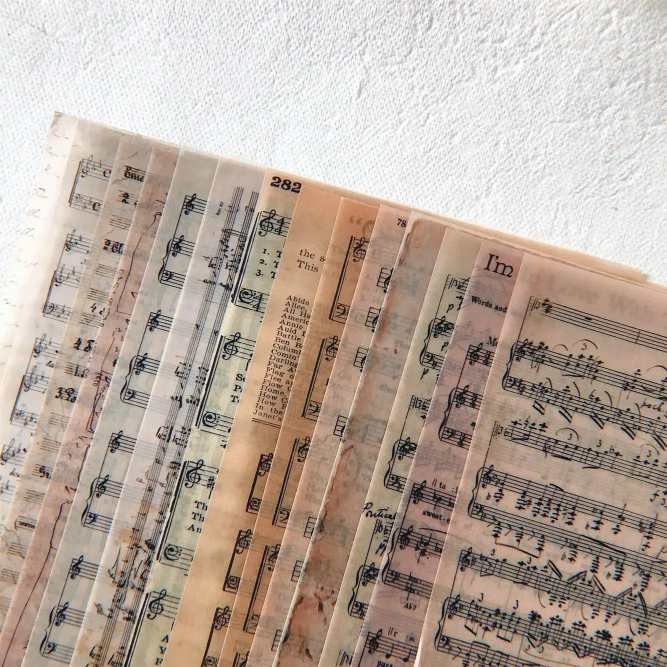 Vintage Sheet Music Paper Pack