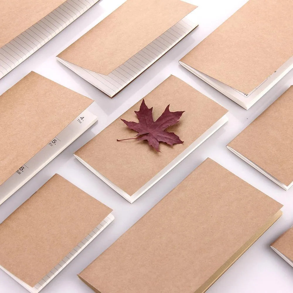 Diary Lined, Blank, Kraft, Weekly Planner