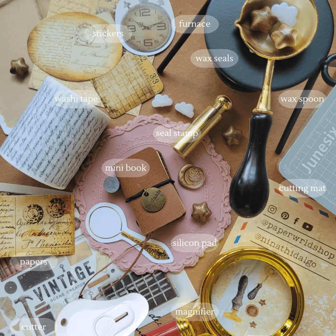 Mini Vintage Journaling Kit