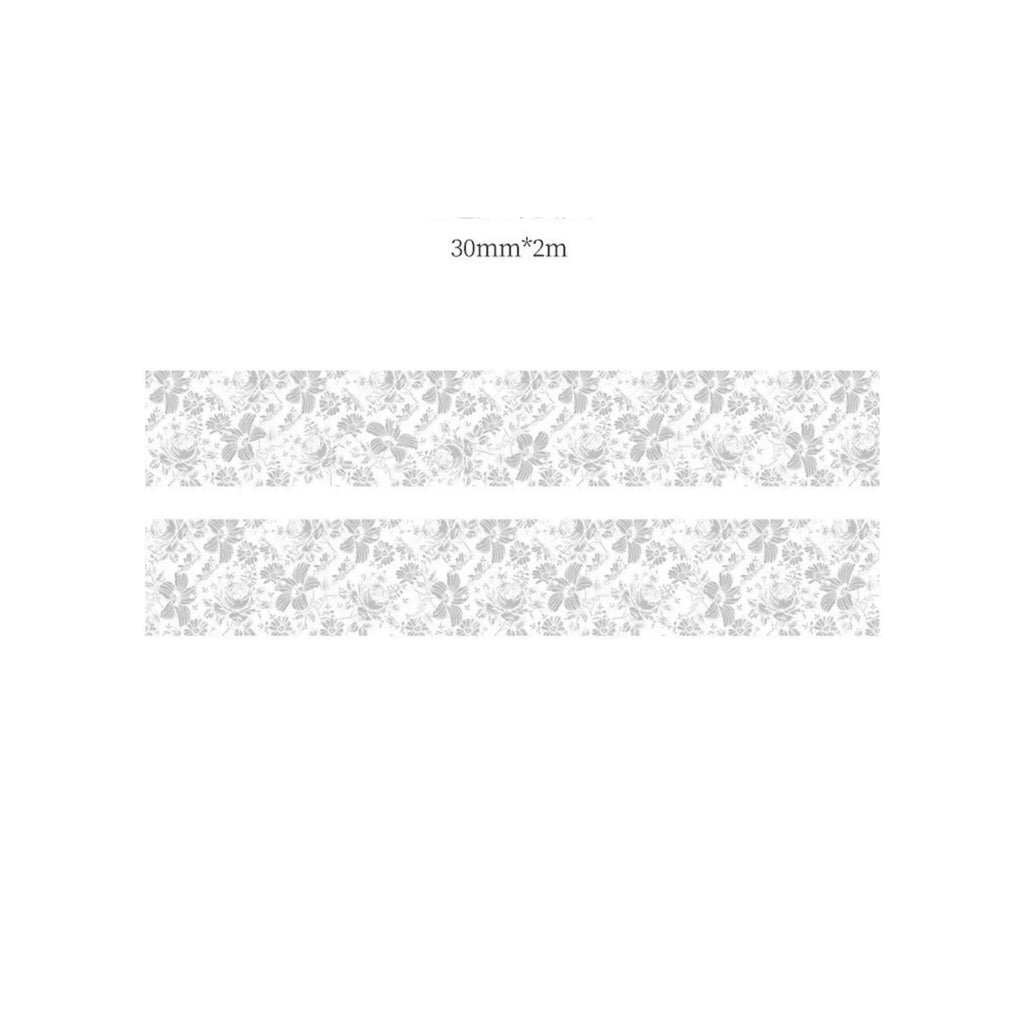 Vintage Bloom & Script Washi Tape