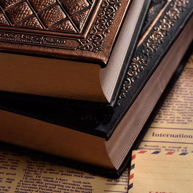 Vintage Emboss Hardcover Notebook