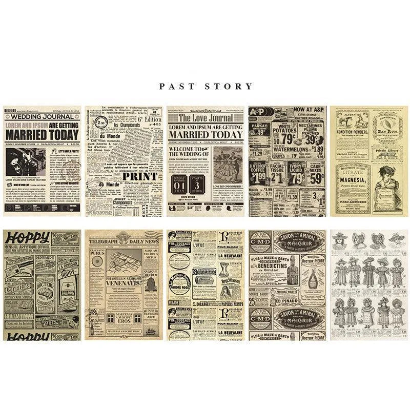 Vintage Stories Kraft Paper Pack