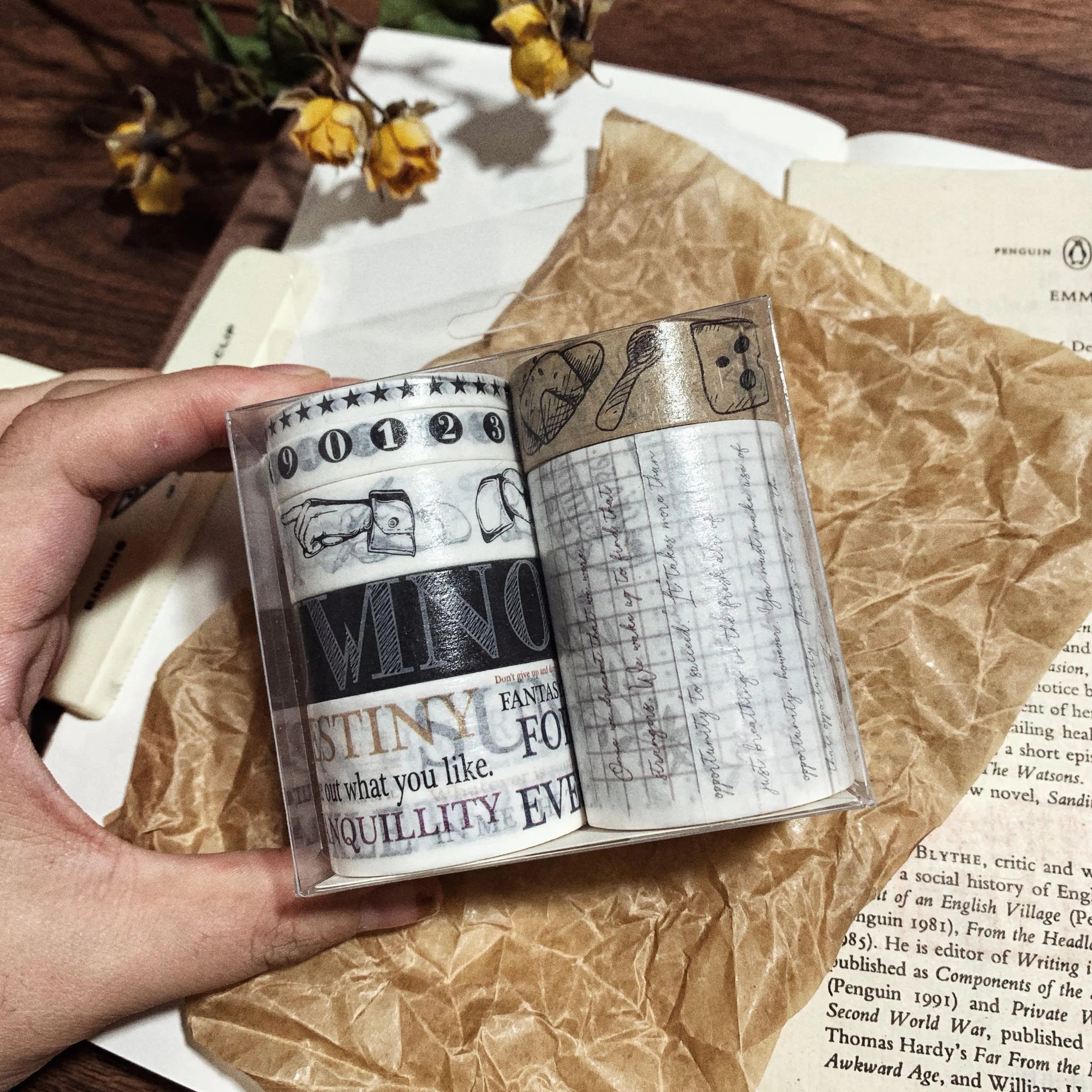 Retro Journey Washi Tape Set