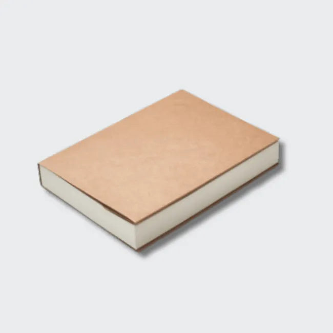 Travel Notebook B5/B6 Kraft and White Paper