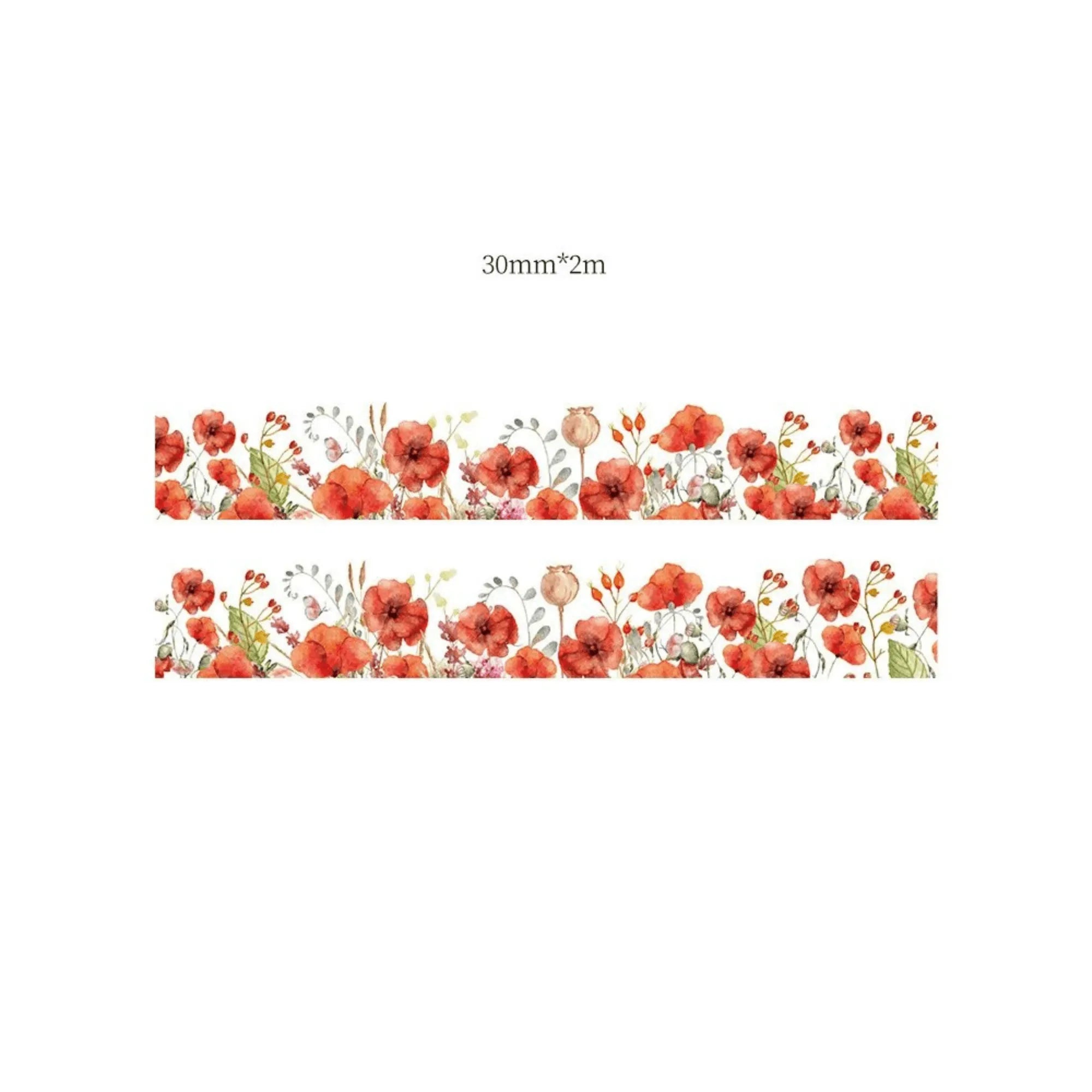 Vintage Bloom & Script Washi Tape