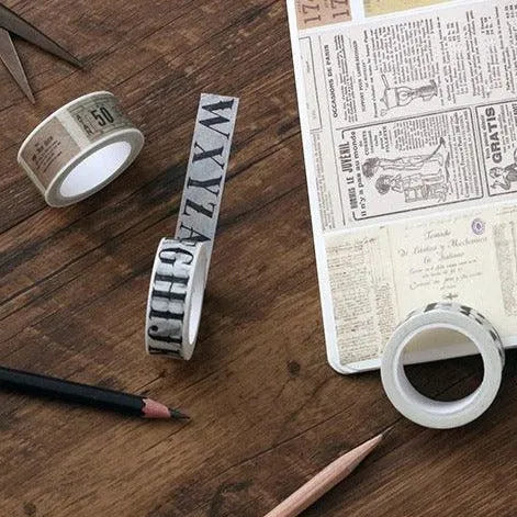 Timeless Vintage Washi Tape