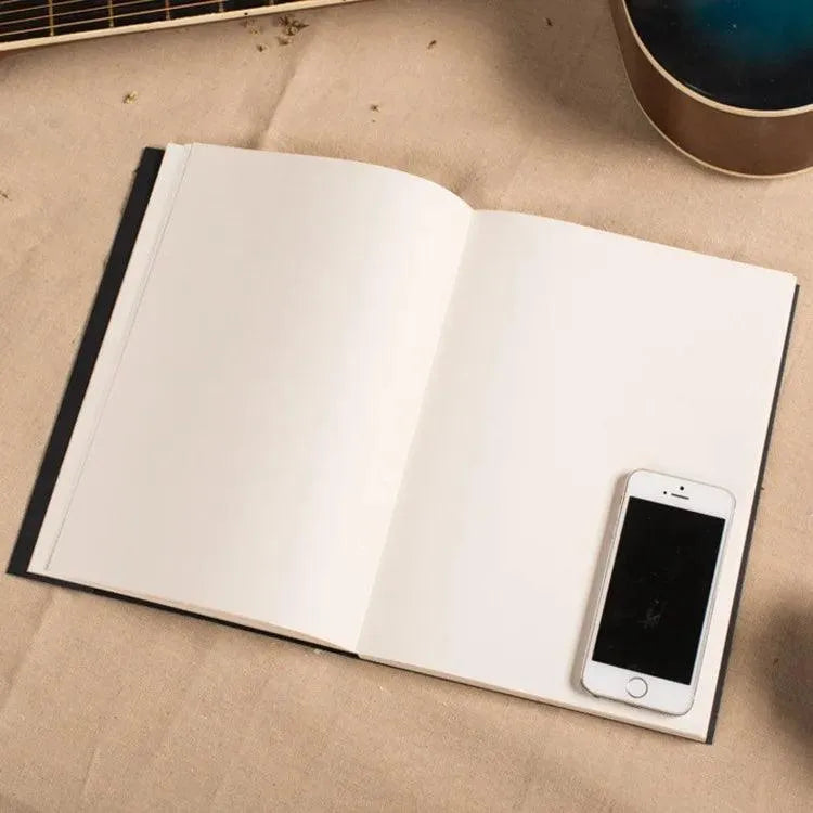 Black Cover B5 Sketchbook Blank Pages