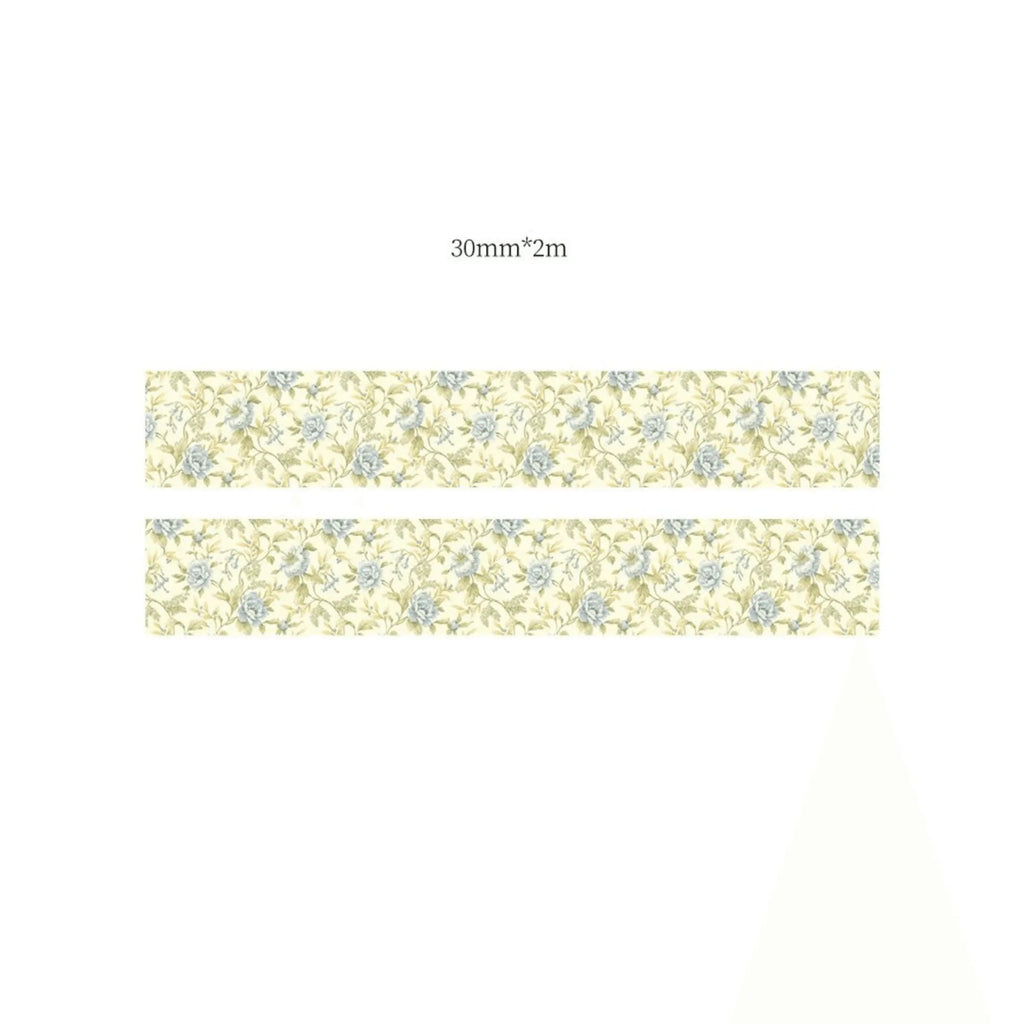 Vintage Bloom & Script Washi Tape