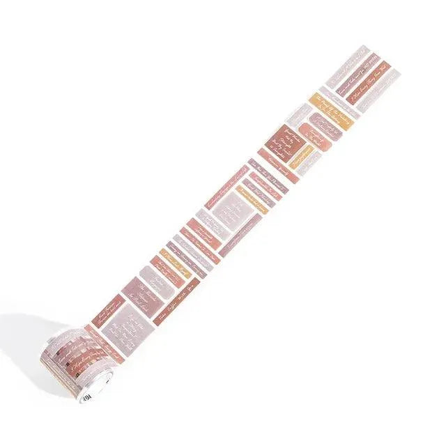 Vintage Quotes Washi Tape Rolls