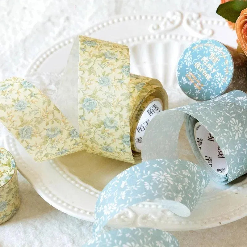 Vintage Bloom & Script Washi Tape