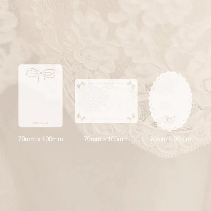 Lace-Cut Transparent Paper Sheets