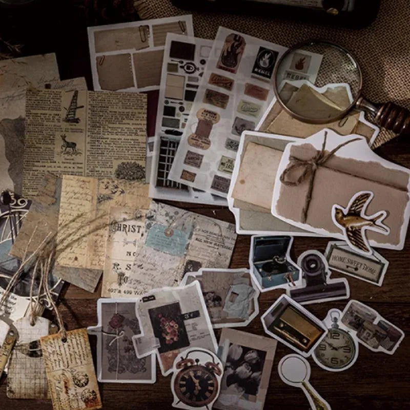 Vintage Charm Paper & Stickers Pack