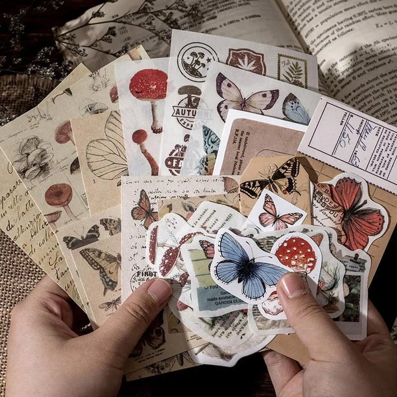 Vintage Charm Paper & Stickers Pack