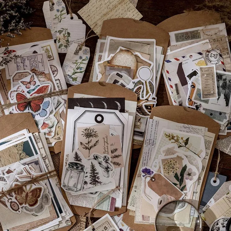 Vintage Charm Paper & Stickers Pack