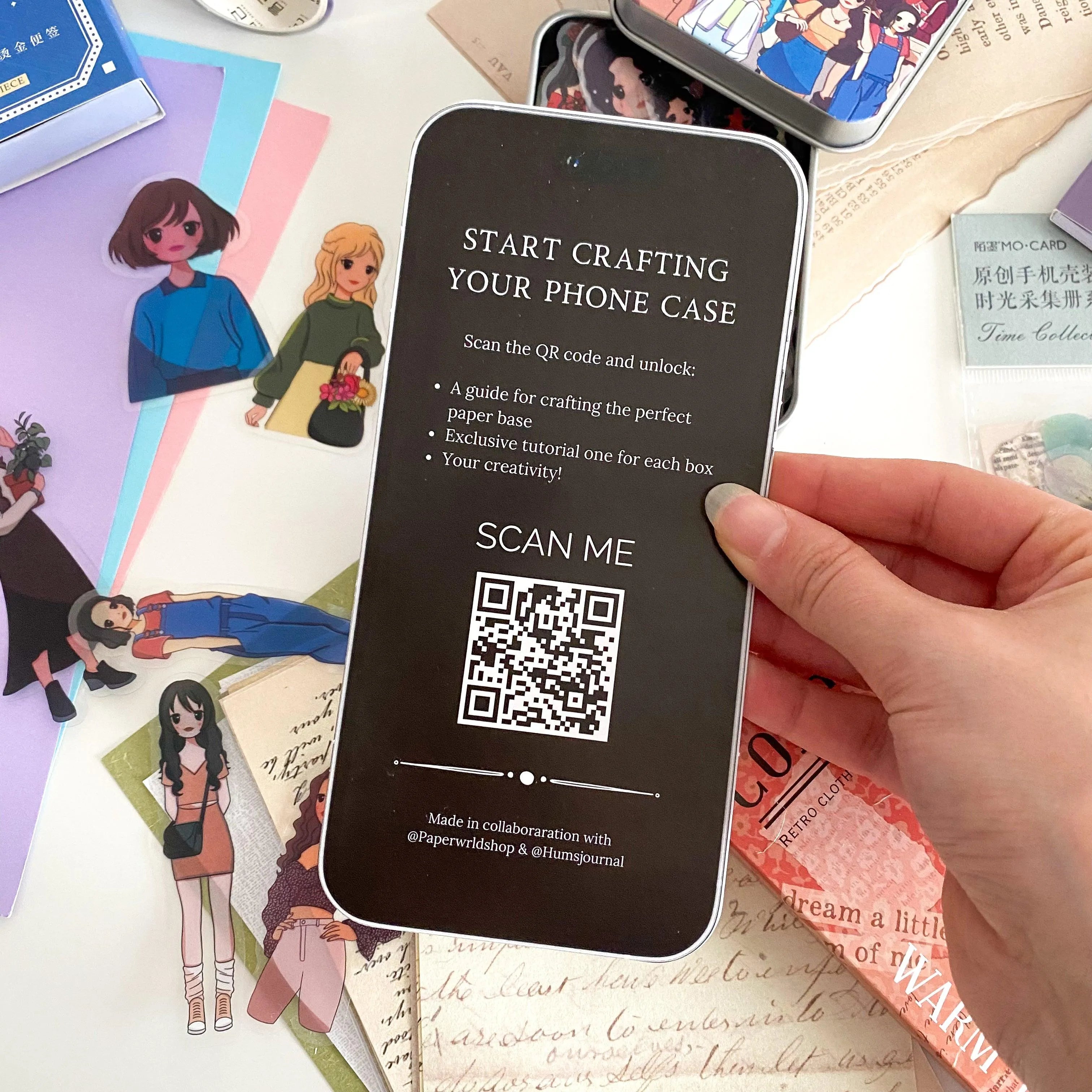 DIY Phone Case Spring Box - Personalize Your Phone
