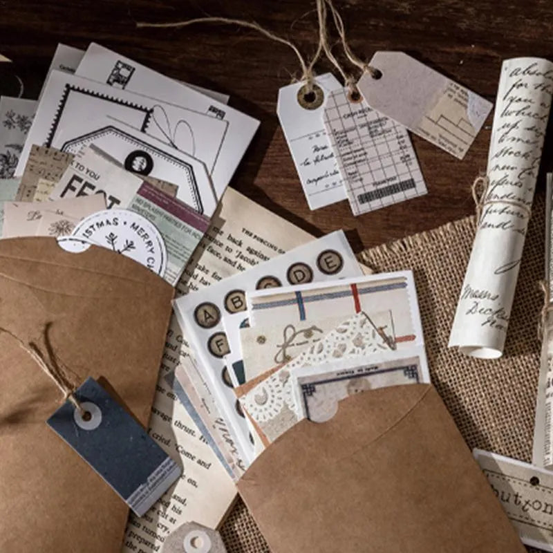 Vintage Charm Paper & Stickers Pack