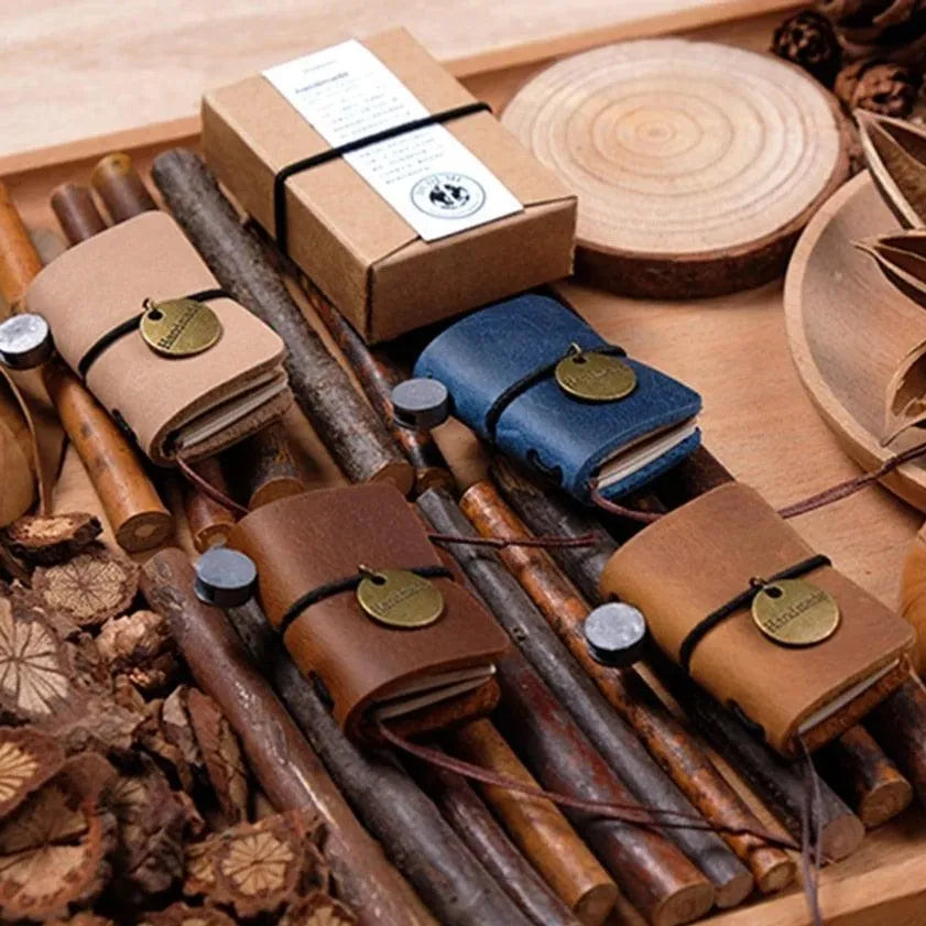Handmade Leather Mini Notebook