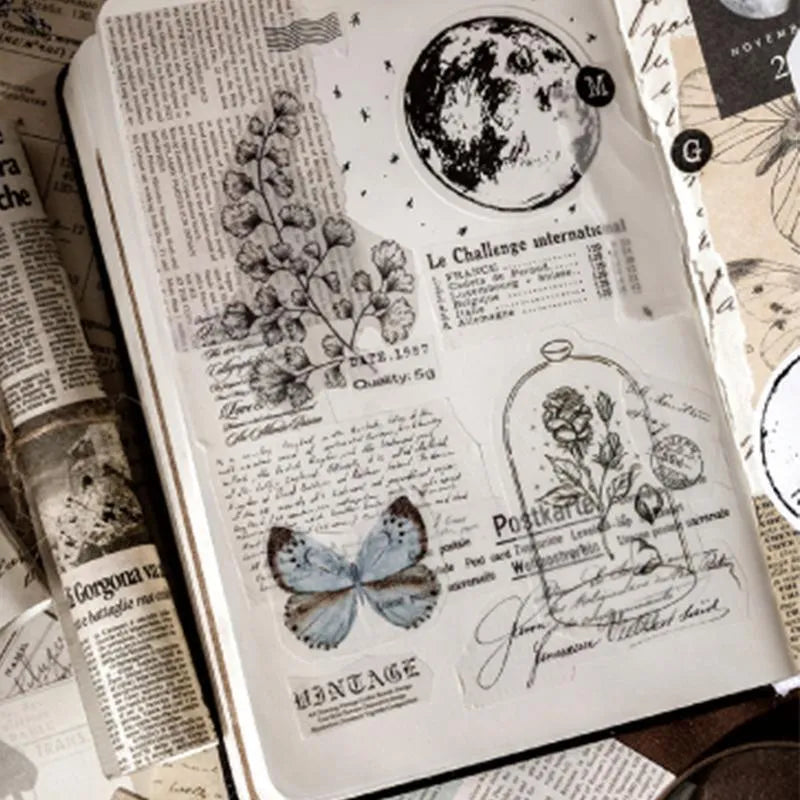 Vintage Charm Paper & Stickers Pack