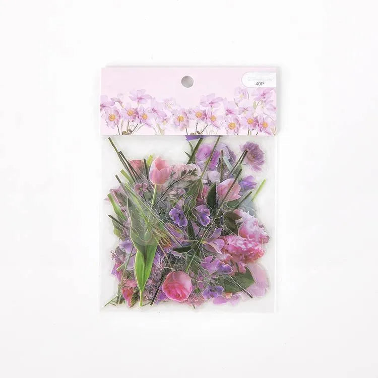 Blossom Dreams PET Floral Sticker Pack