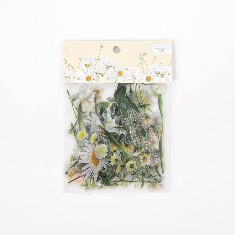 Blossom Dreams PET Floral Sticker Pack