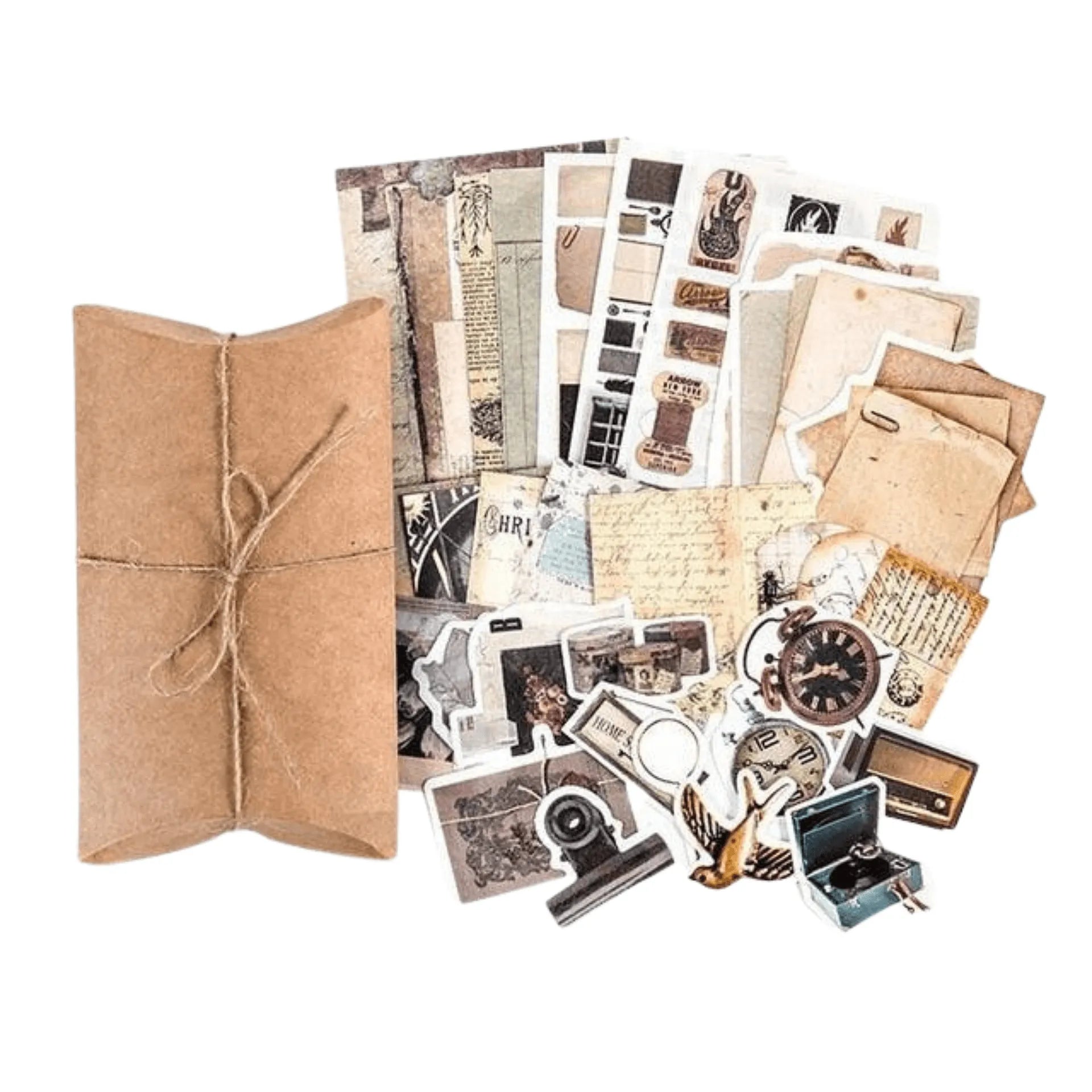 Vintage Charm Paper & Stickers Pack
