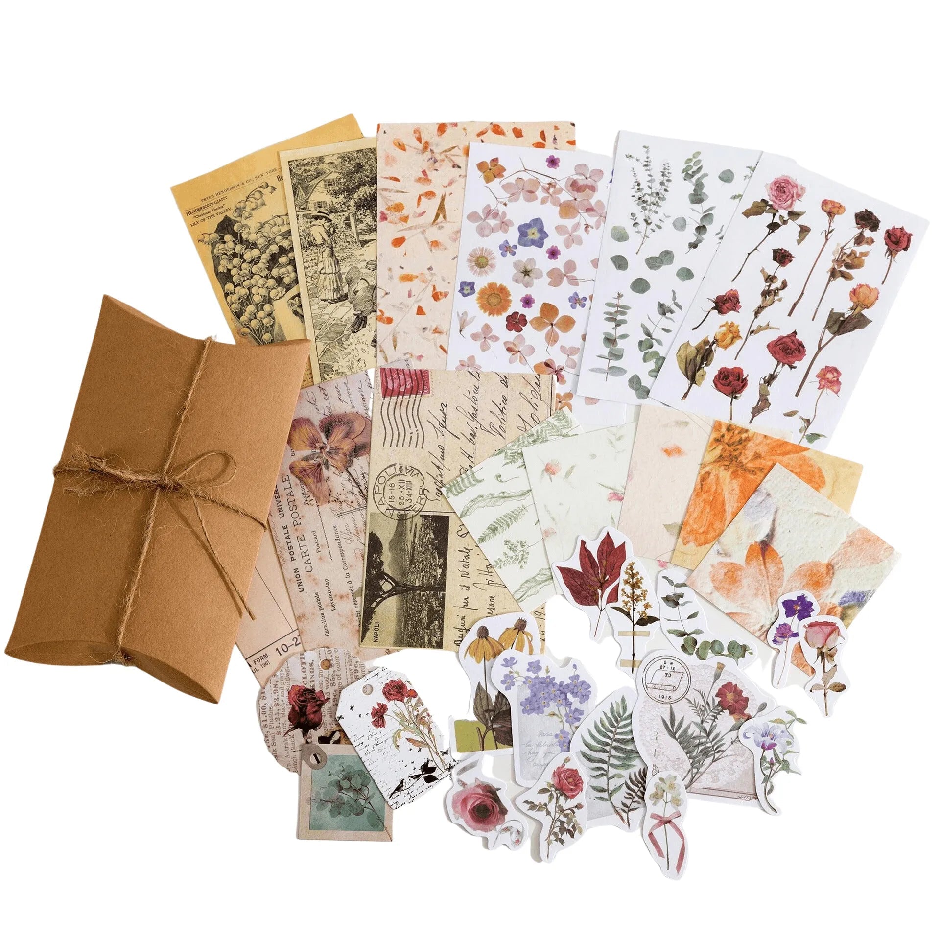 Vintage Charm Paper & Stickers Pack