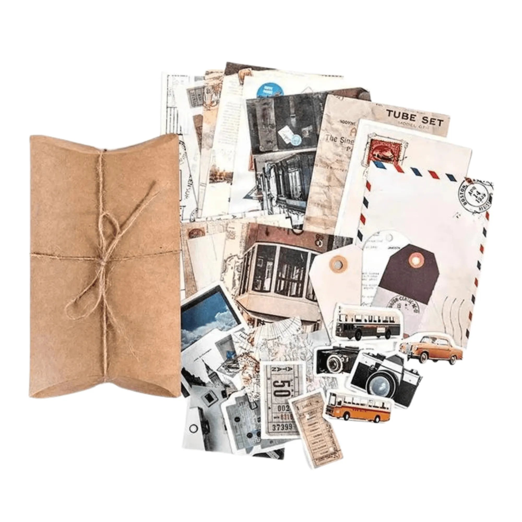 Vintage Charm Paper & Stickers Pack