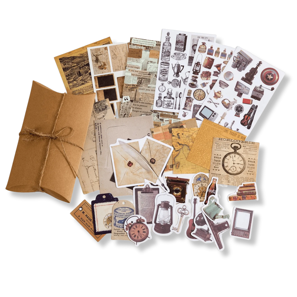 Vintage Charm Paper & Stickers Pack