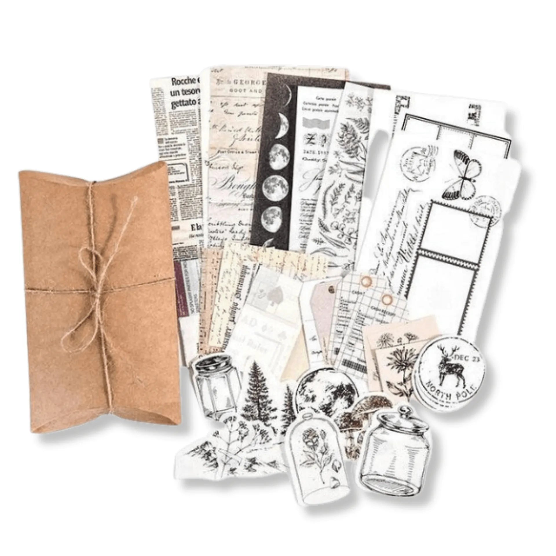 Vintage Charm Paper & Stickers Pack
