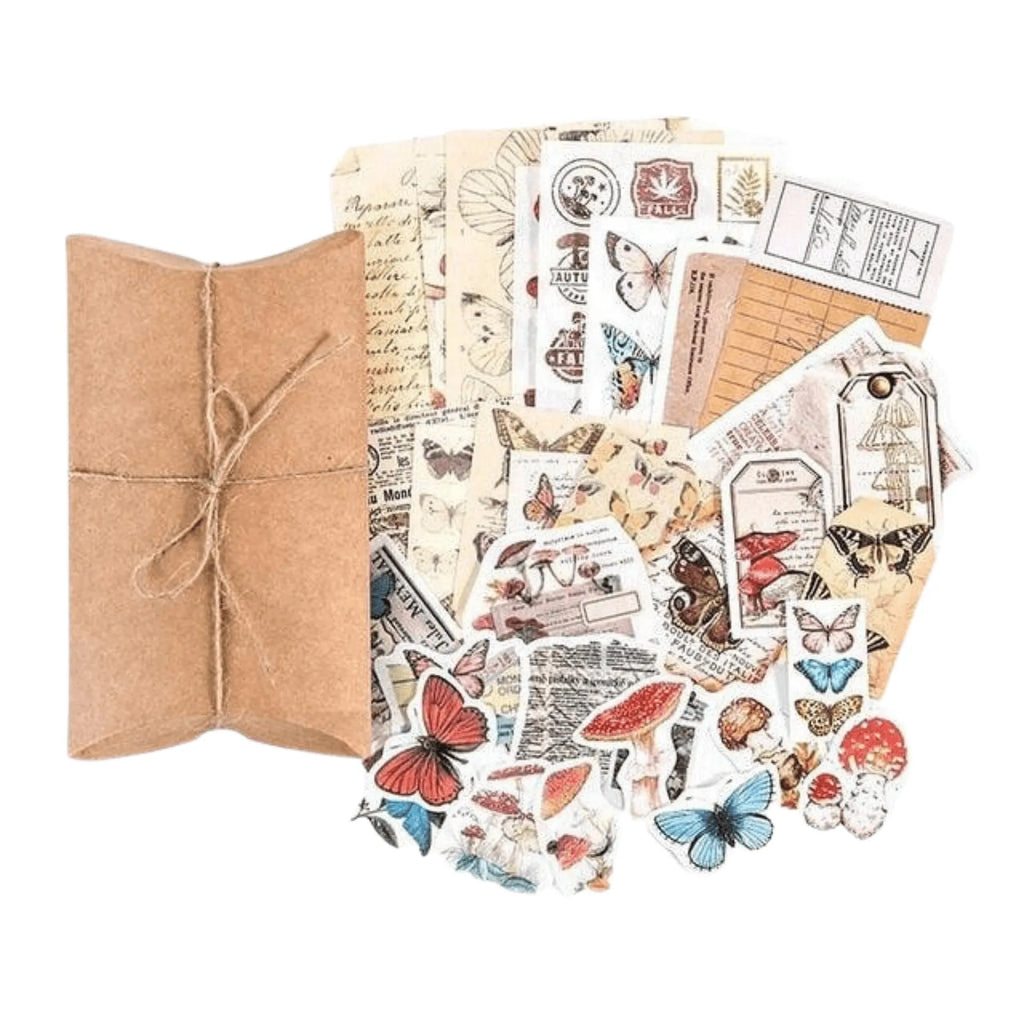 Vintage Charm Paper & Stickers Pack