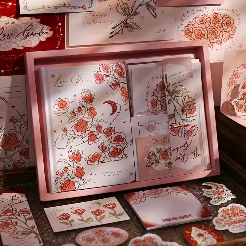 Enchanted Rose Valentine Scrapbooking Box
