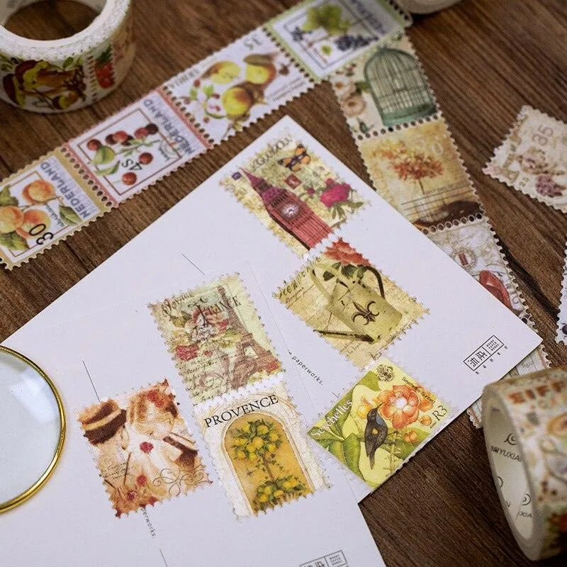 Vintage Stamp Washi Tape
