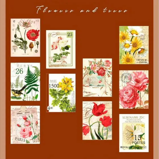 Vintage Stamp Washi Tape