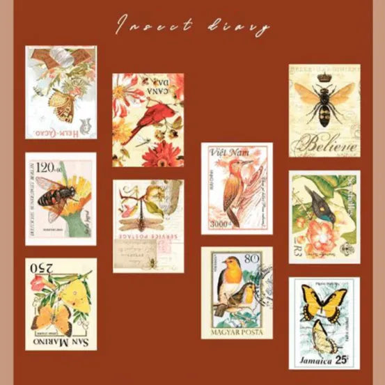 Vintage Stamp Washi Tape