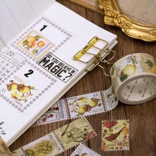 Vintage Stamp Washi Tape