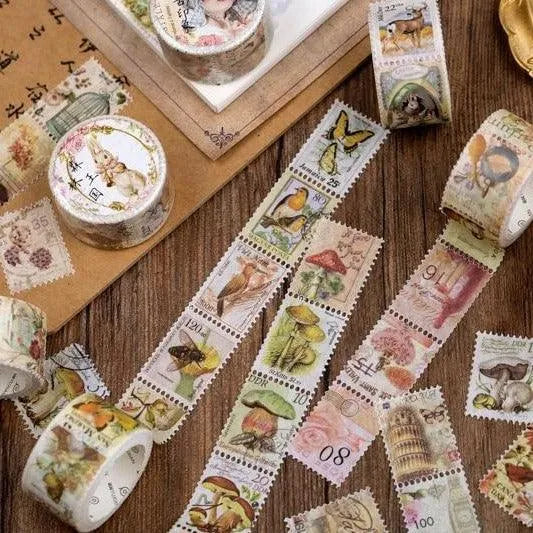 Vintage Stamp Washi Tape