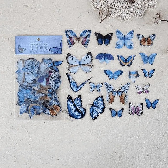 Butterfly & Dragonfly PET Stickers Pack