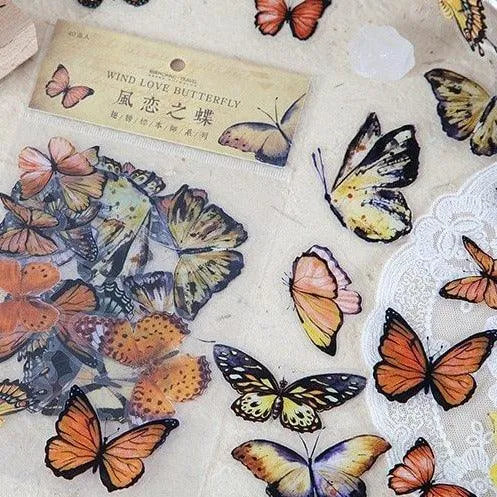 Butterfly & Dragonfly PET Stickers Pack