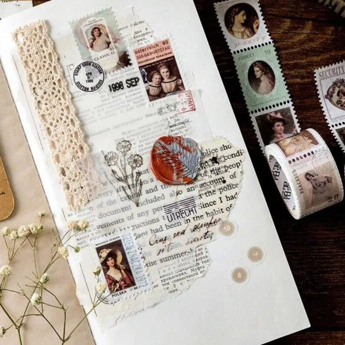 Vintage Postage Washi Tape