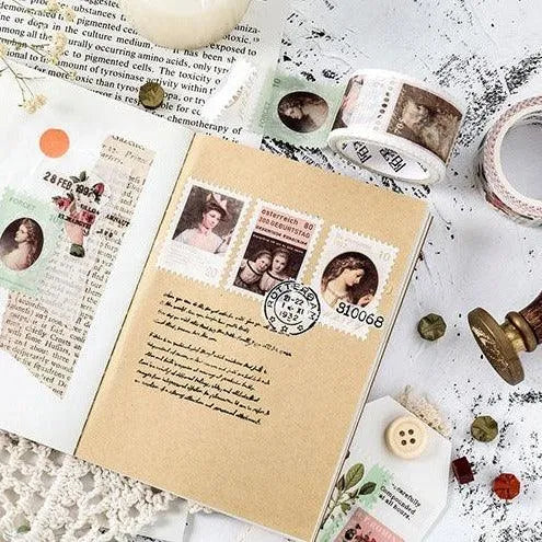 Vintage Postage Washi Tape
