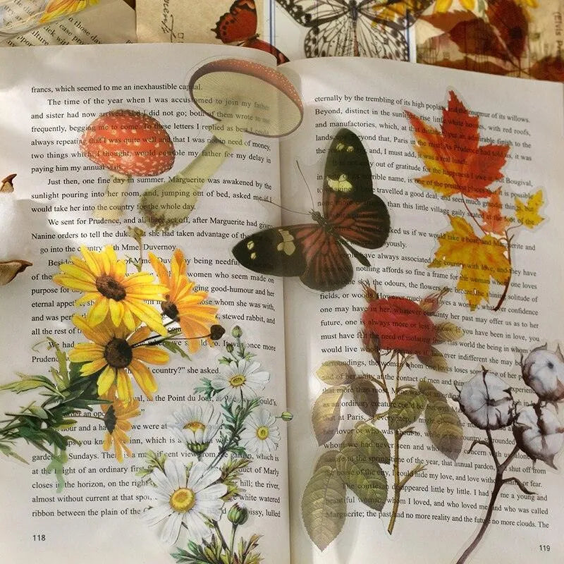 Botanical Transparent Sticker Pack