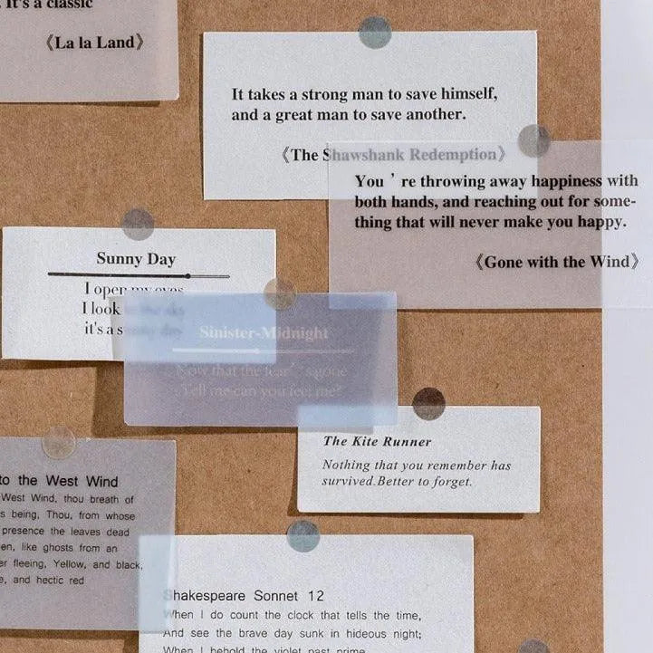 Timeless Quotes Paper