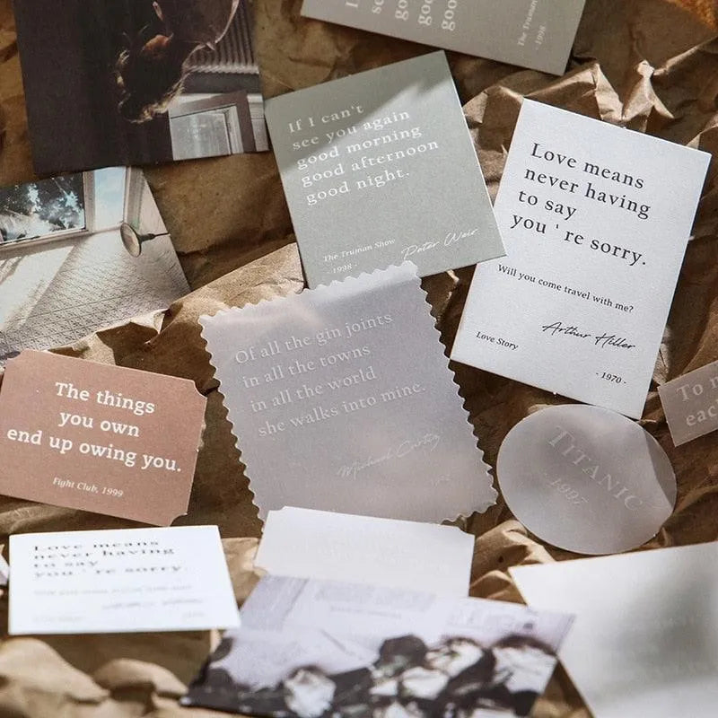Paper Moments Vintage Quote &amp; Photo Paper Set