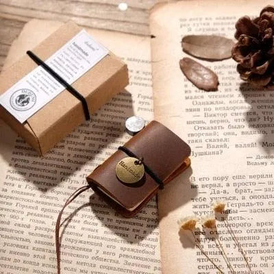 Handmade Leather Mini Notebook